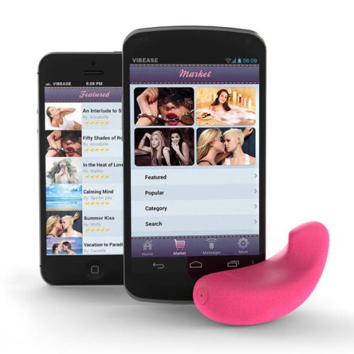 Vibease - iPhone & Android Vibrátor Rózsaszín
