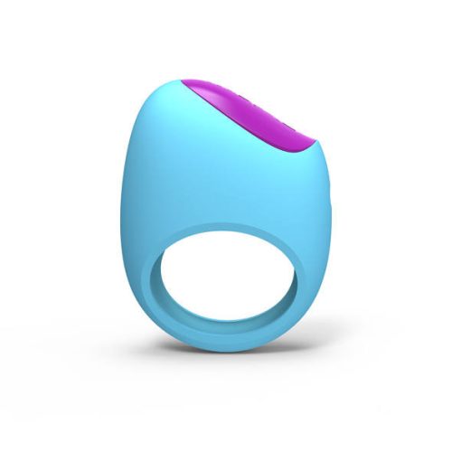 Picobong - Remoji Lifeguard Ring Vibe  Vibrációs Péniszgyűrű Kék